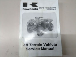 Kawasaki Quad Werkstatt- Handbuch